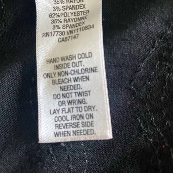 Xhilararion Women’s Short Sleeve Little Black Sequence Mini Dress Size Medium - Picture 16 of 16